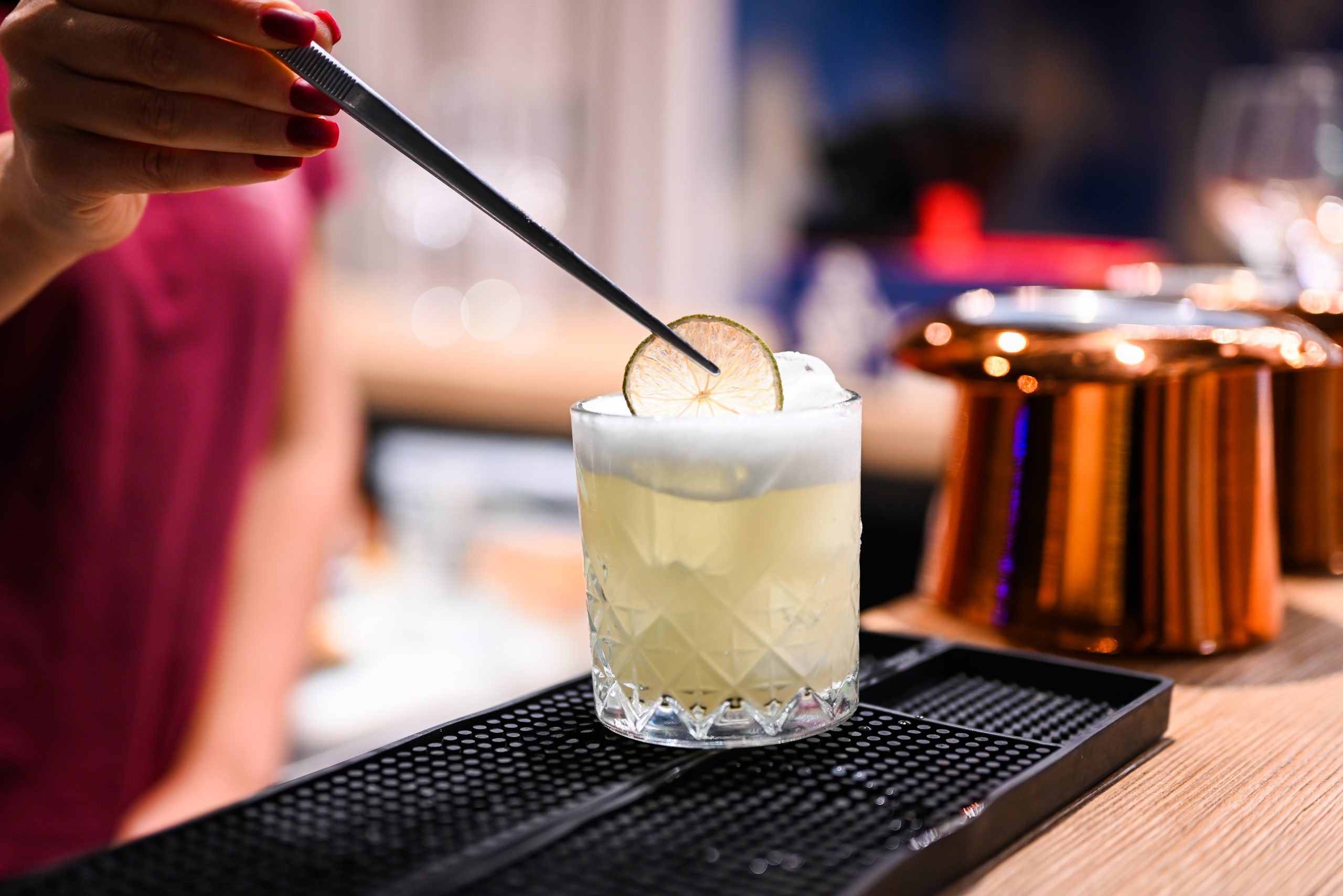 Specialty drink mad e at billiards bar, restaurant lounge, using Billiards POS Free Demo Download